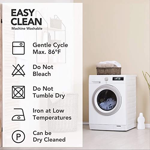 Mecodeco 100% Blackout Curtains for Bedroom