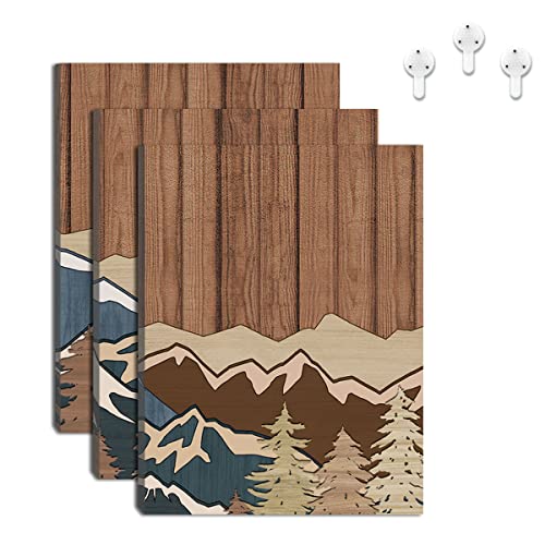 Framed Mountain Canvas Wall Art