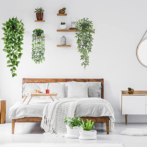 4 Pack Artificial Hanging Plants