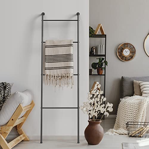 Blanket Ladder Decorative Towel Rack Holder for Bathroom