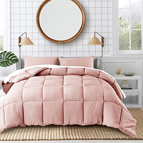 Winter Warmth Quilted Comforter Set Twin with 1 Pillow Sham