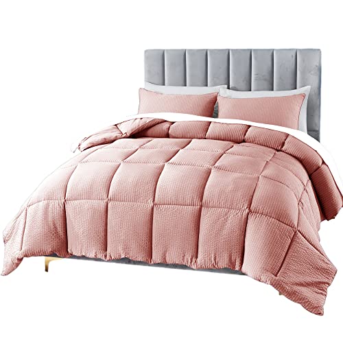 Winter Warmth Quilted Comforter Set Twin with 1 Pillow Sham