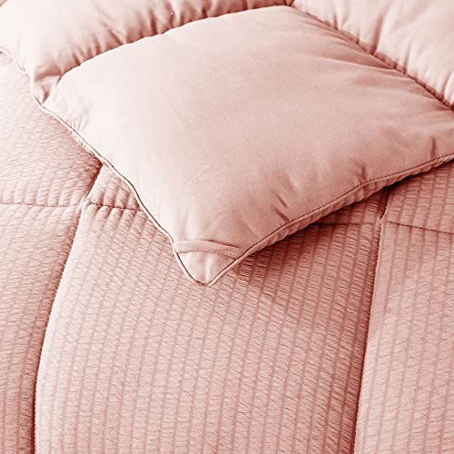 Winter Warmth Quilted Comforter Set Twin with 1 Pillow Sham