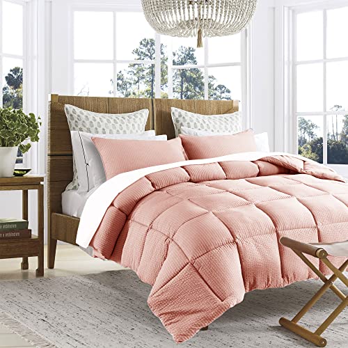 Winter Warmth Quilted Comforter Set Twin with 1 Pillow Sham