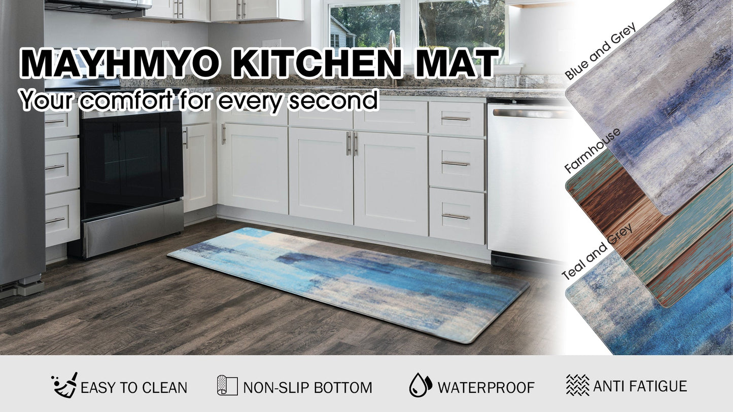 Kitchen Floor Mat Cushioned Waterproof